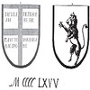 Drawing of coat of arms